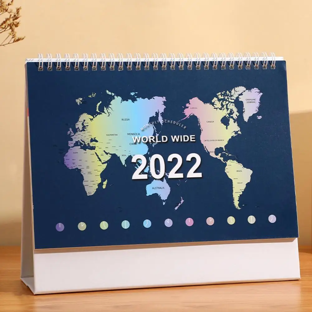 Многофункциональные практичные настольные украшения для офиса 2022 календарь