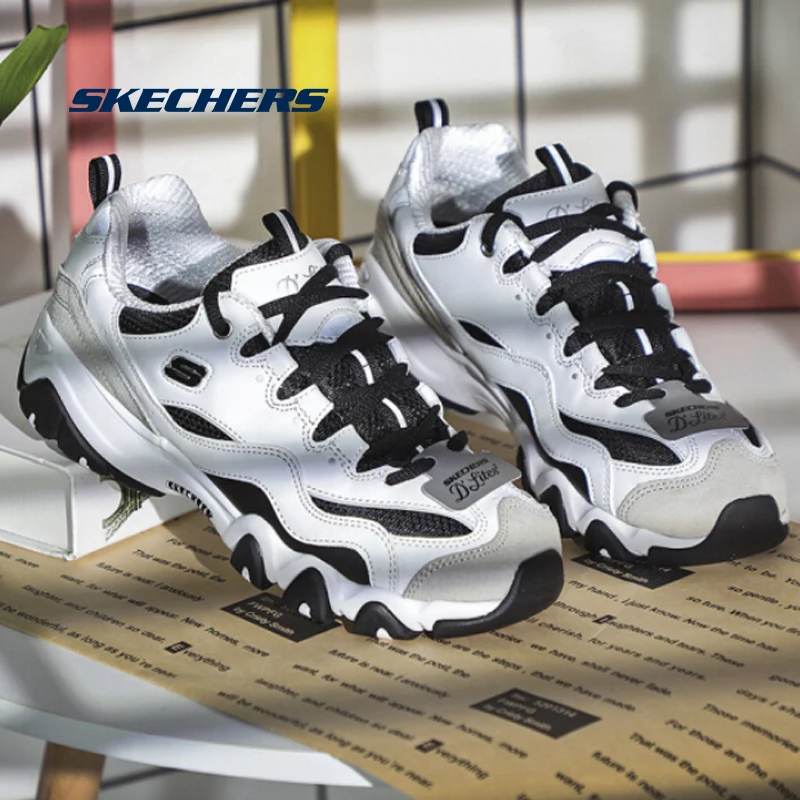 

Skechers D'lite Shoes Woman Fashion Platform Chunky Shoes Women High Quality Brand Luxury Sneakers Ladies Shoes 66666217-WLGY