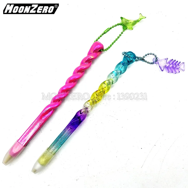 1 colored 1 pink Новая Радужная красочная ручка с цепочкой, аксессуары для вышивки, восковая алмазная живопись, вышивка крестиком, точечный сверлильный инструмент для выкладывания мозаики, наборы - Цвет: 1 colored 1 pink