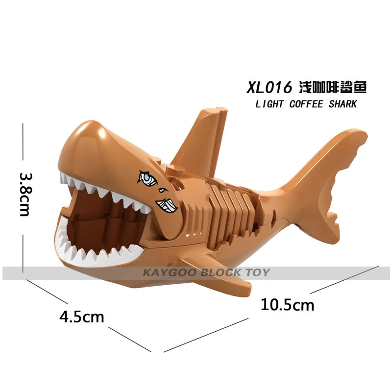 Kaygoo Ghost Zombie Shark Одиночная Пираты Карибы Строительные кирпичи фигурки Кирпичи Детские игрушки PG1008 pg1042 - Цвет: XL016