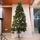 60cm 90cm 120cm 150cm 180cm 210cm 240cm Искусственная Рождественская елка, пластиковые рождественские украшения, держатель, основа для рождественской, домашней, вечерние, Decortaion, зеленая миниатюрная елка