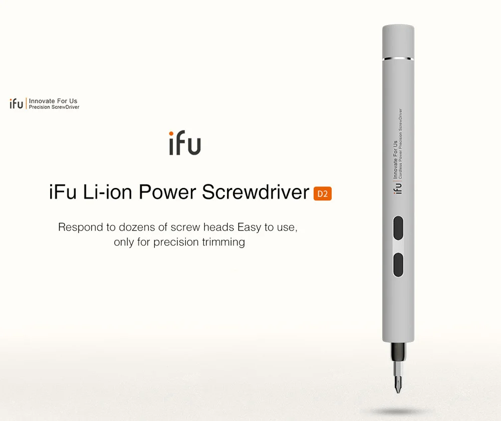 IFu Беспроводная прецизионная аккумуляторная электрическая отвертка ремонтный инструмент с 22 магнитными битами для ноутбука телефон часы камеры Дрон