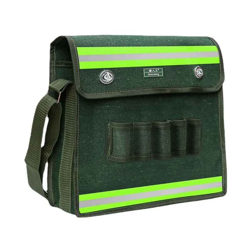 

Canvas Electrician's Tool Bag Canvas Thickened Large Multi-function Repair Wear-resistant Labor Insurance Oxford Bag Tool Bag
