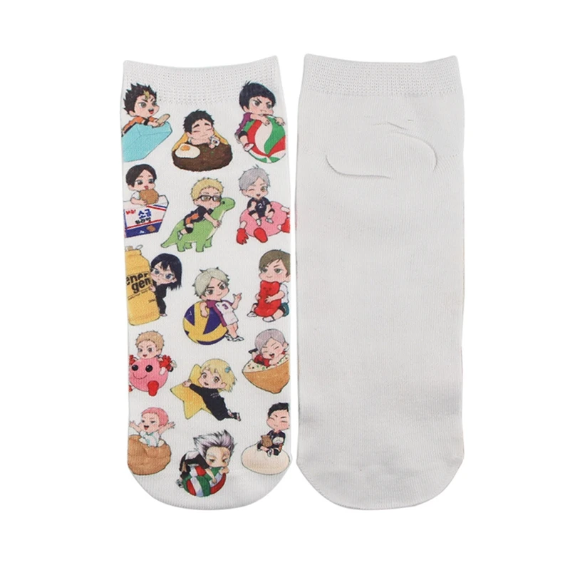 

Cute Haikyuu!! Anime Happy Socks Casual Creative Soft Comfortable Funny Novelty Men Women Cotton Socks