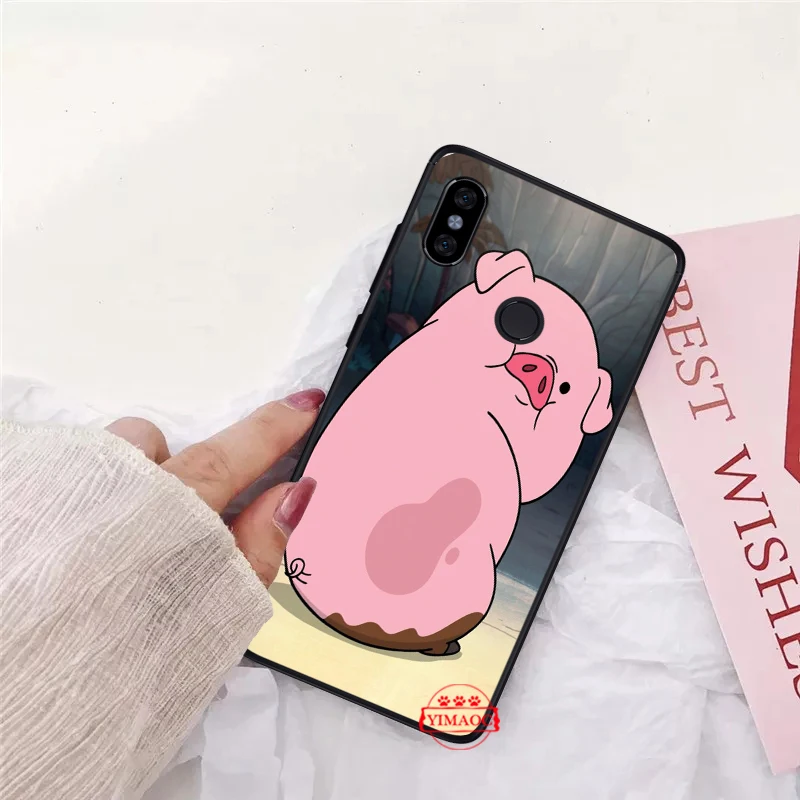 Гравитационный Фолс Розовый Свинья Силиконовый мягкий чехол для Redmi 4A 4X5 Plus 5A 6 Pro 6A