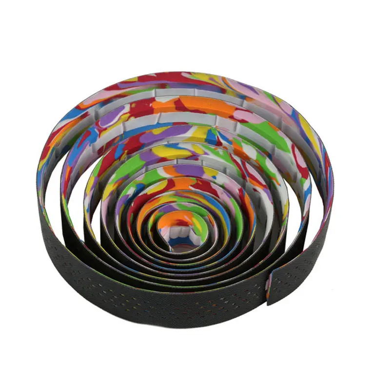 

Bicycle Handlebar Tape Anti-Vibration PU EVA Bent Cycling Road Bike Tapes Racing Breathable Non-Slip Handle Bar Belt Wrap