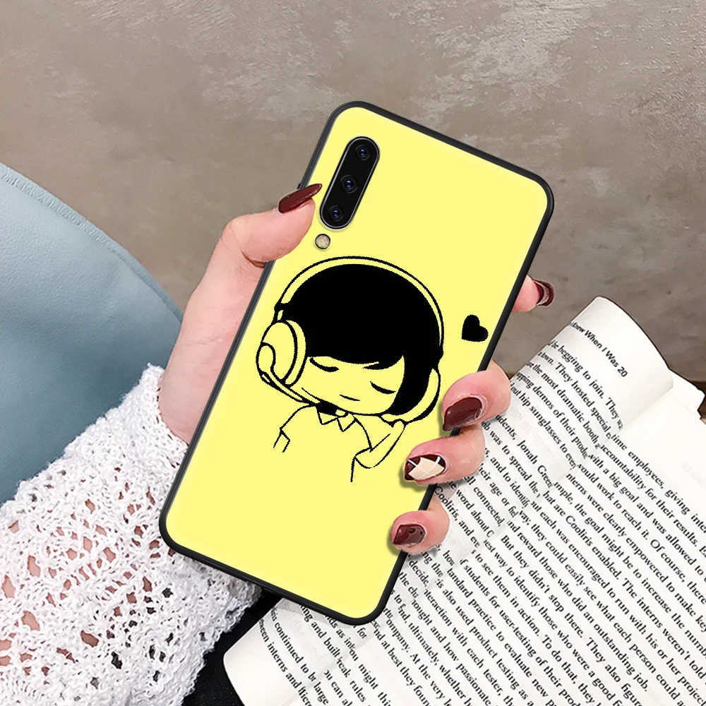 

Cute cartoon couple friends pals Phone Case For Samsung Galaxy A 5 7 8 10 20 20E 21S 30 30S 40 50 51 70 71 black Coque Tpu