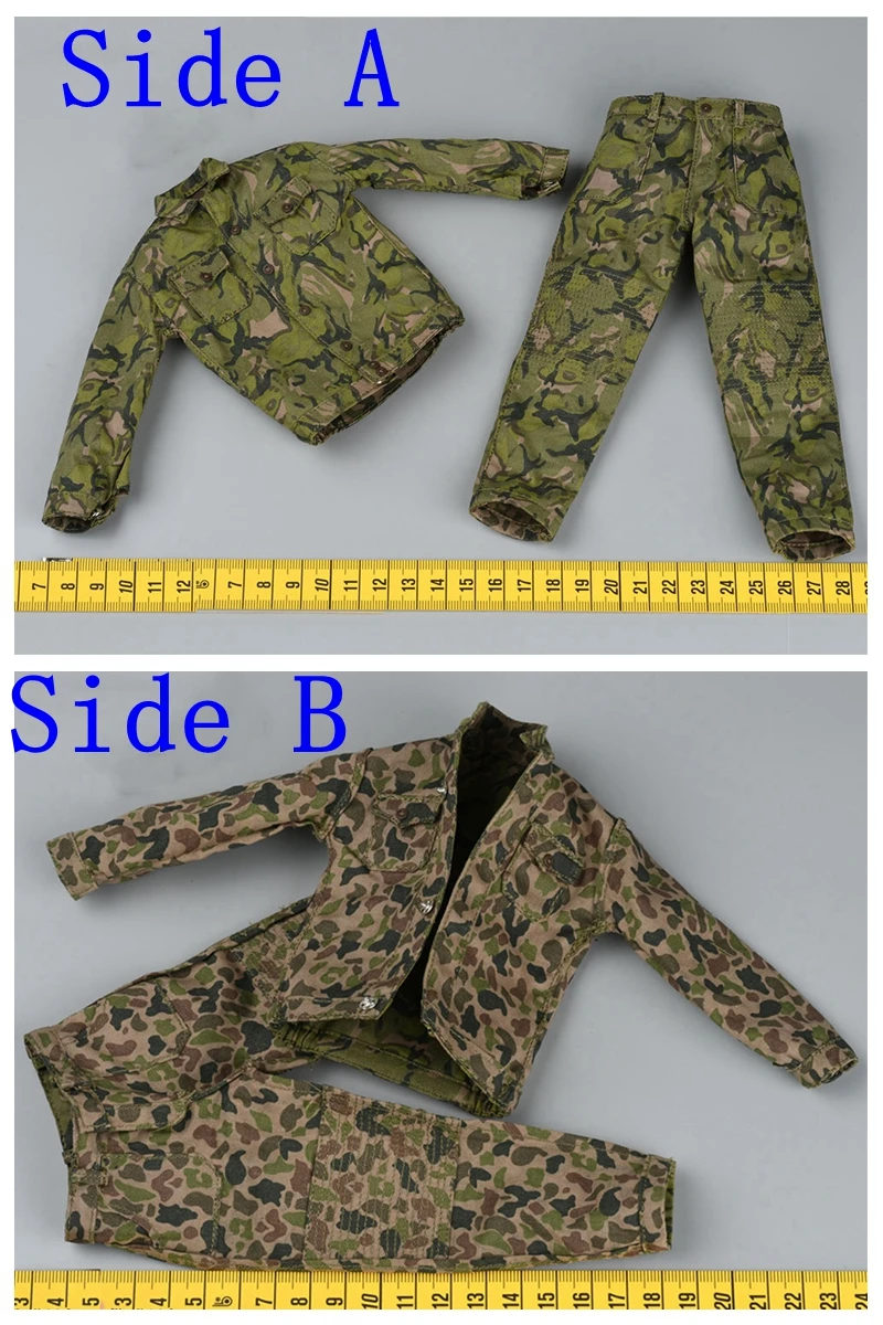 

SoldierStory 1/6 SS123 Self-defense War Against Vietnam Two Mountain Battle Combat Suit Shirt Pant Model For 12inch Figures