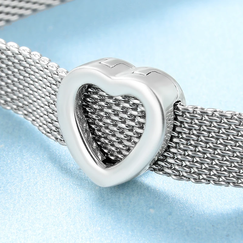 Шарм-подвеска из серебра 925 пробы бусина с зажимом | Украшения и аксессуары