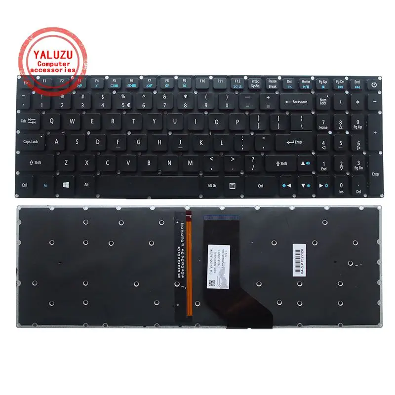 QH новый для Acer Aspire VX 15 VX15 VX5 591G 591 793 VN7 593 793G клавиатура с подсветкой английский (США)