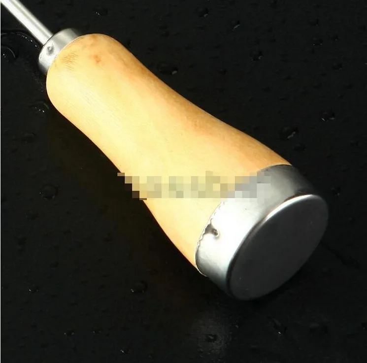 Одинарная вилка для льда деревянная ручка барная штанга сверло инструмент