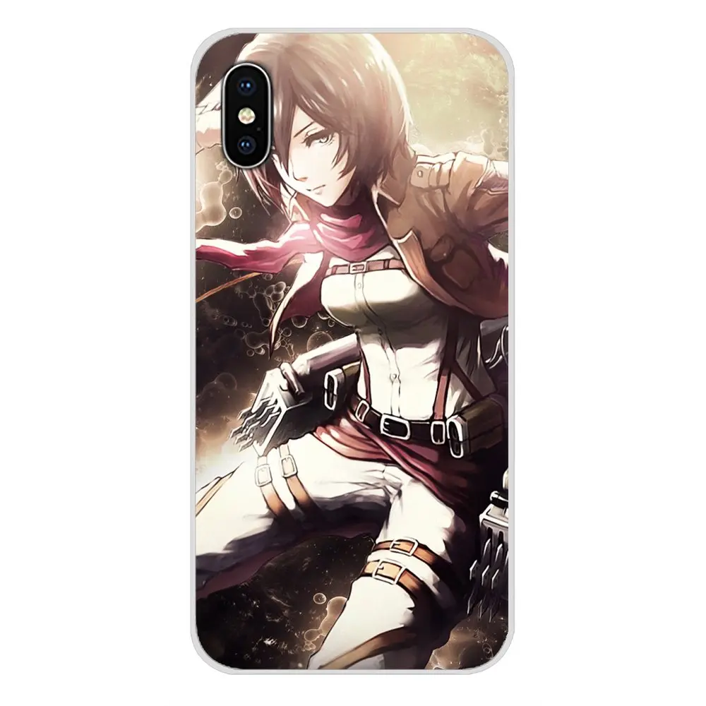 Аксессуары чехлы для телефонов Samsung Galaxy A3 A5 A7 A9 A8 Star A6 Plus 2018 2015 2016 2017 Attack on Titan Mikasa