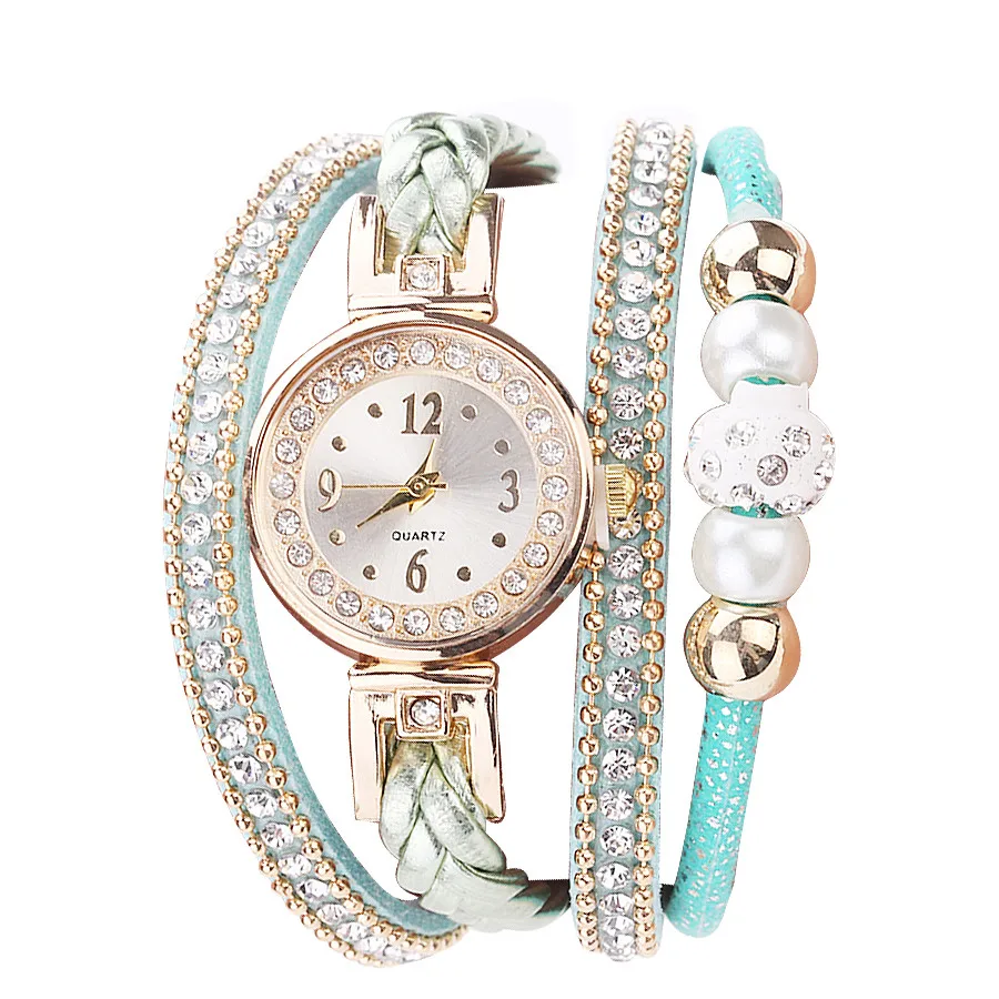 

Luxury Fashion Women's Watches Bracelet Quartz Watch Women Rhinestone Bracelet Wrist Watch Ladies Dress Clock Relogio Feminino