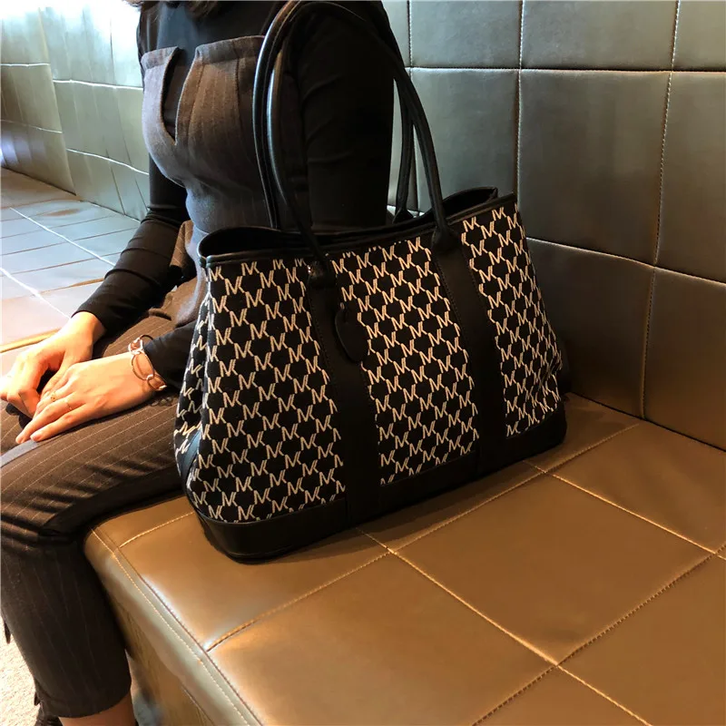 

Luxury Designer Handbags Women 2021 Letter Printing Genuine Leather Tote Bags Fashion Large-capacity Shoulder Shopping Bag Gg Cc