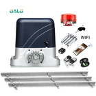 Wi-Fi-управление, новейший дизайн, автоматизация открывания помещений с 3-метровыми стальными стойками для 600 фунтов, кг, подъездной дорожки для забора