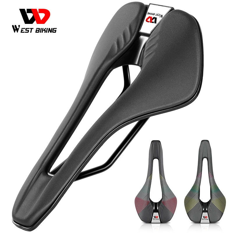 

WEST BIKING Specialized Road Bike Seat Hollow Racing Bike Saddle Ultralight Triathlon Painless Saddle Gravel Bike Accessories