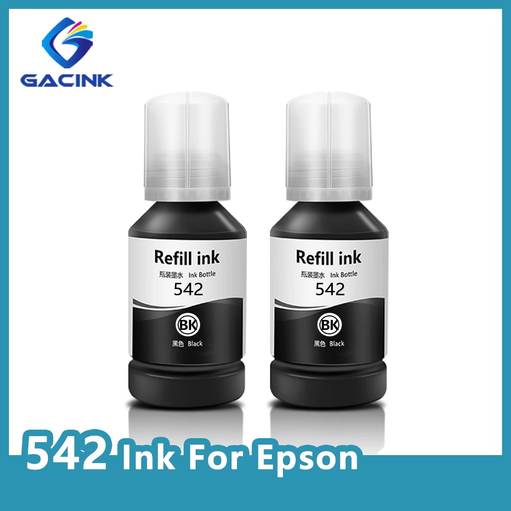 

GACINK 542 T542 Black Dye Ink Hot Sale For Epson ET-5880 ET-5170 ET-5800 ET-5850 ET-5880 ET-16600 ET-16650 ST-C8000 ST-C8090