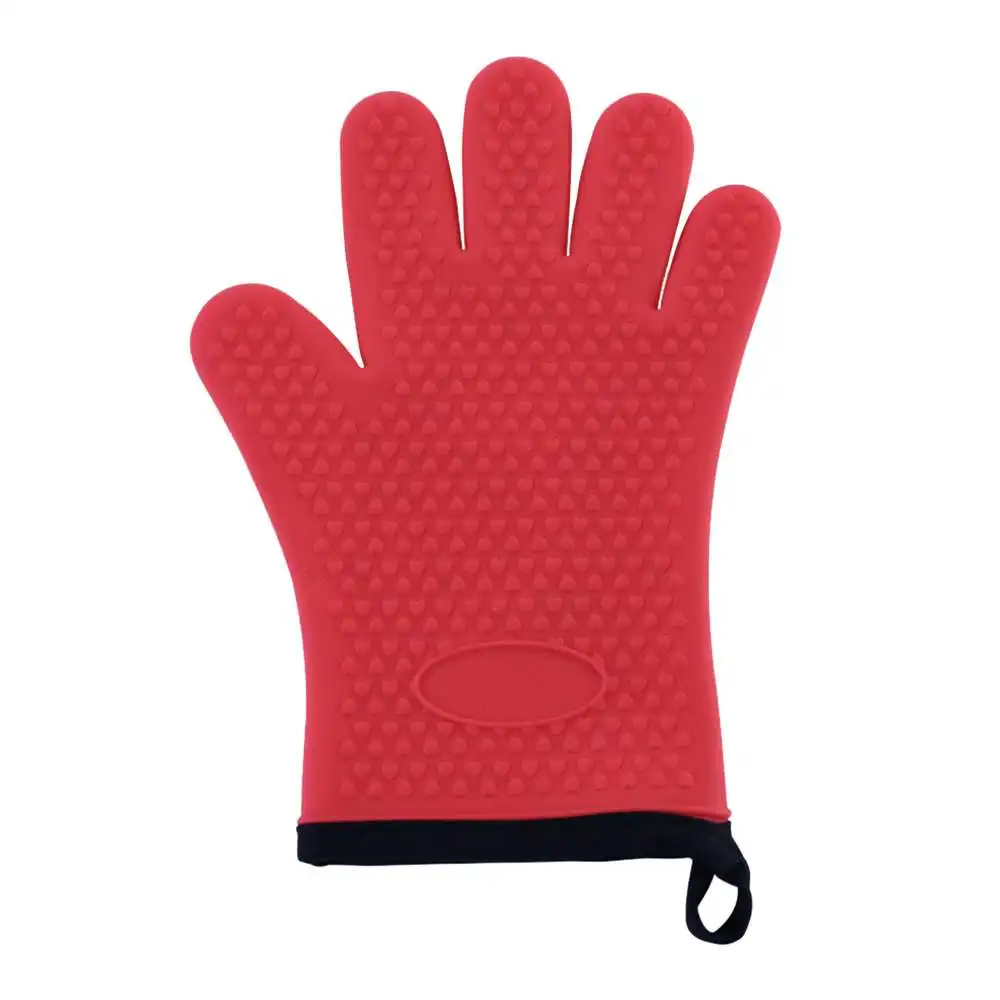 Силиконовые перчатки с защитой от ожогов кухонные варежки для духовки