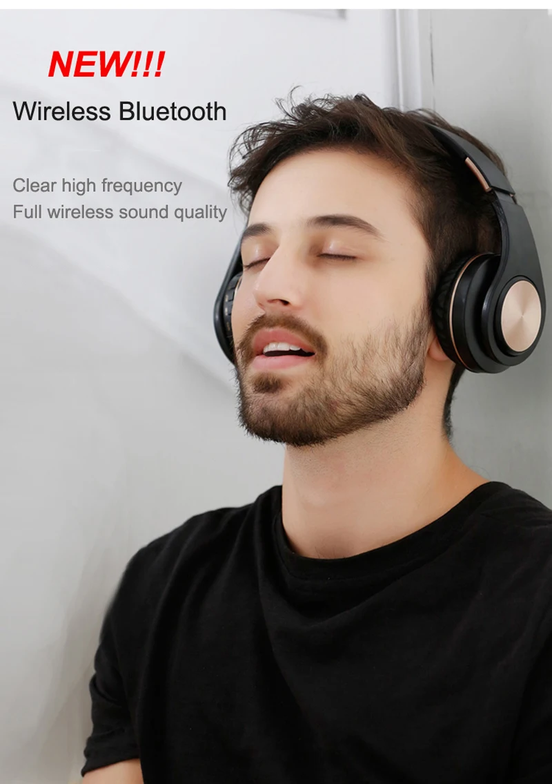 Розовые Bluetooth наушники проводные беспроводные наушники Bluetooth гарнитура Складные стерео игровые наушники с микрофоном Поддержка TF карты