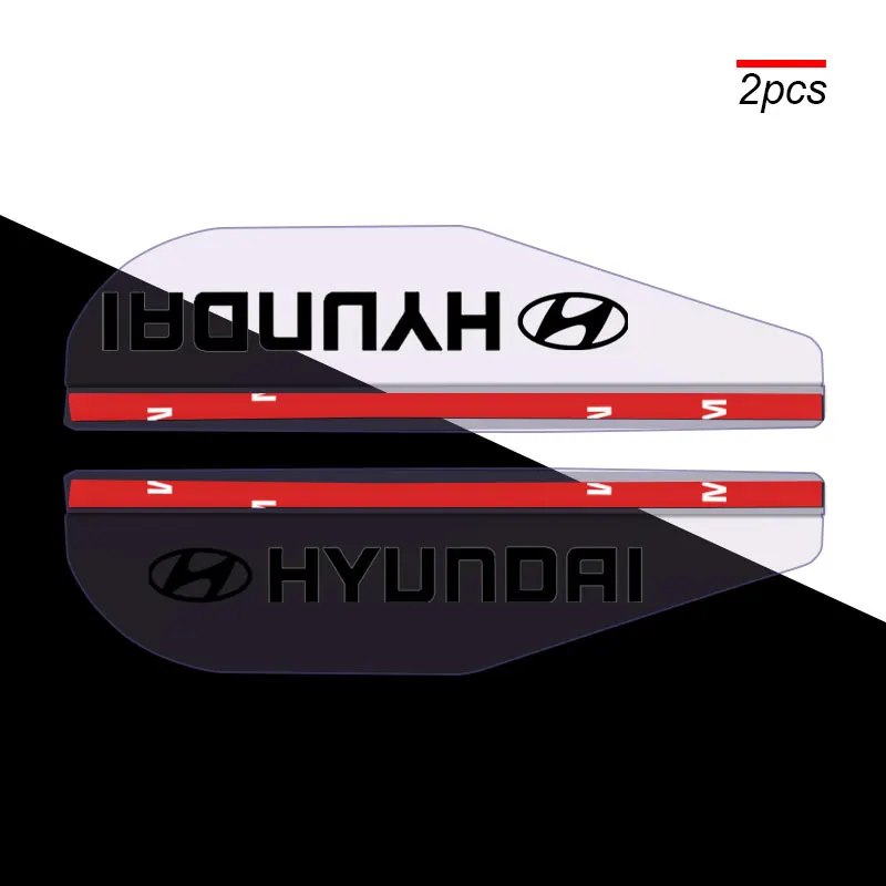 2 шт. наклейка на боковое зеркало заднего вида для Hyundai Tucson accent i10 i20 santa fe kona getz Solaris