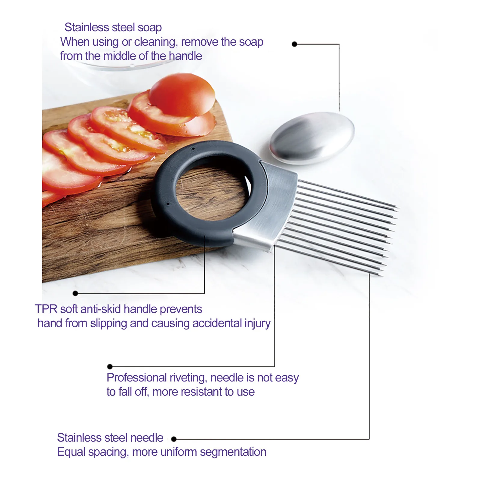 

2021 Food Slice Assistant Holder Slicer Kitchen Gadgets Kitchen Utensil Holder Kitchen Onion Slicer Cooking Accessories #g