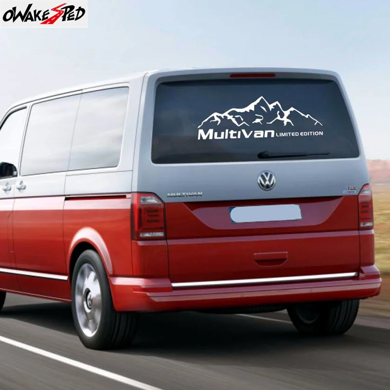 

Auto Door Window Decor Stickers Mountain Sport Styling Car Body Tails Vinyl Decal For Volkswagen Multivan T4 T5 T6