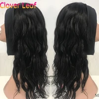 clover leaf natural wave headband wig 150 remy brazilian head band wigs human hair scarf headband wigs natural hair wave wig