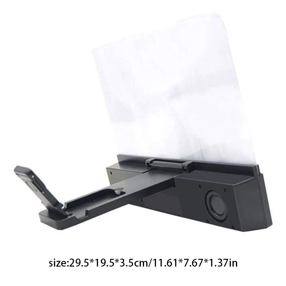 

Newest Pull Typer Cell Phone Amplifier 3D Effect High Definition Large Screen With Desk Holder Magnifying Folding For Movie Game