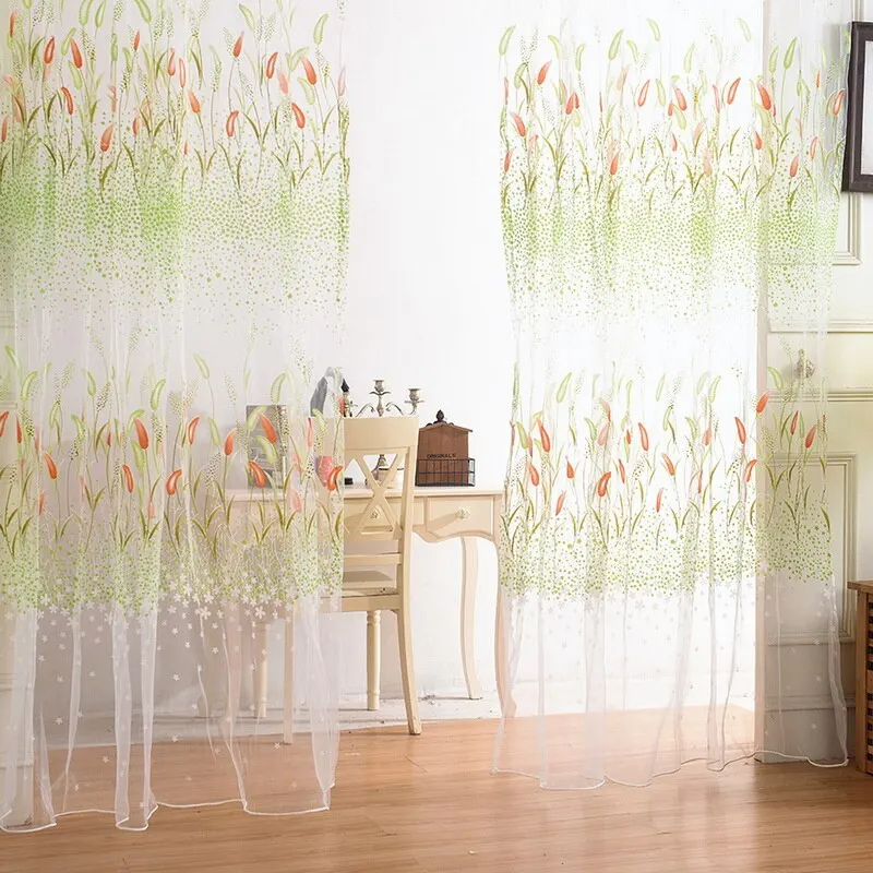 ДИДИХУ Шторы на окно из прозрачной фатины для спальни, гостиной, балкона, кухни, надпись на шторе под солнцезащитой, домашний текстиль.