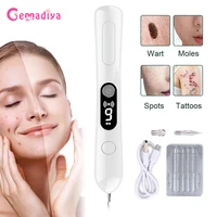 9 gears laser plasma pen skin tag removal mole remover freckles wart tattoo dark spot remover lcd multifunction beauty tool
