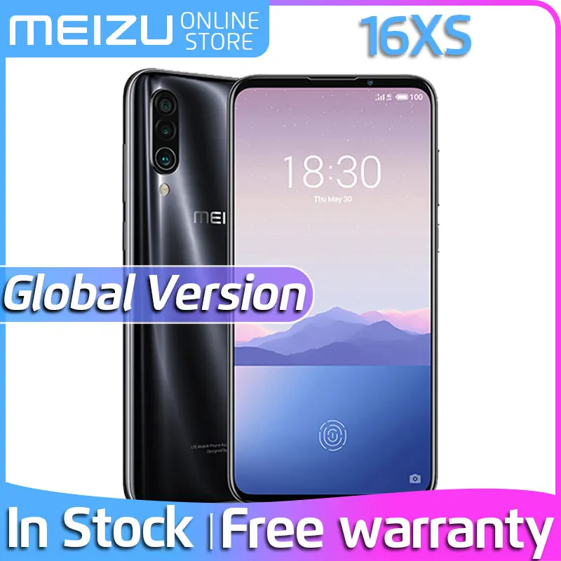 Meizu 16xs s Global Version Meizu16xs 6GB 64GB Smartphone Snapdragon 675 48MP Triple Camera Android phone Fast Charge