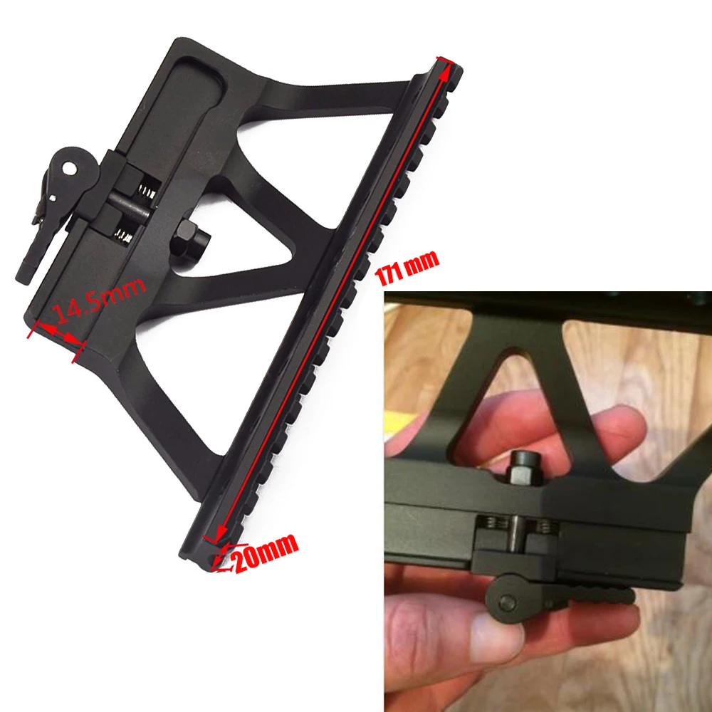 Тактический прицел QD Quick Detach боковая направляющая основание для Пикатинни