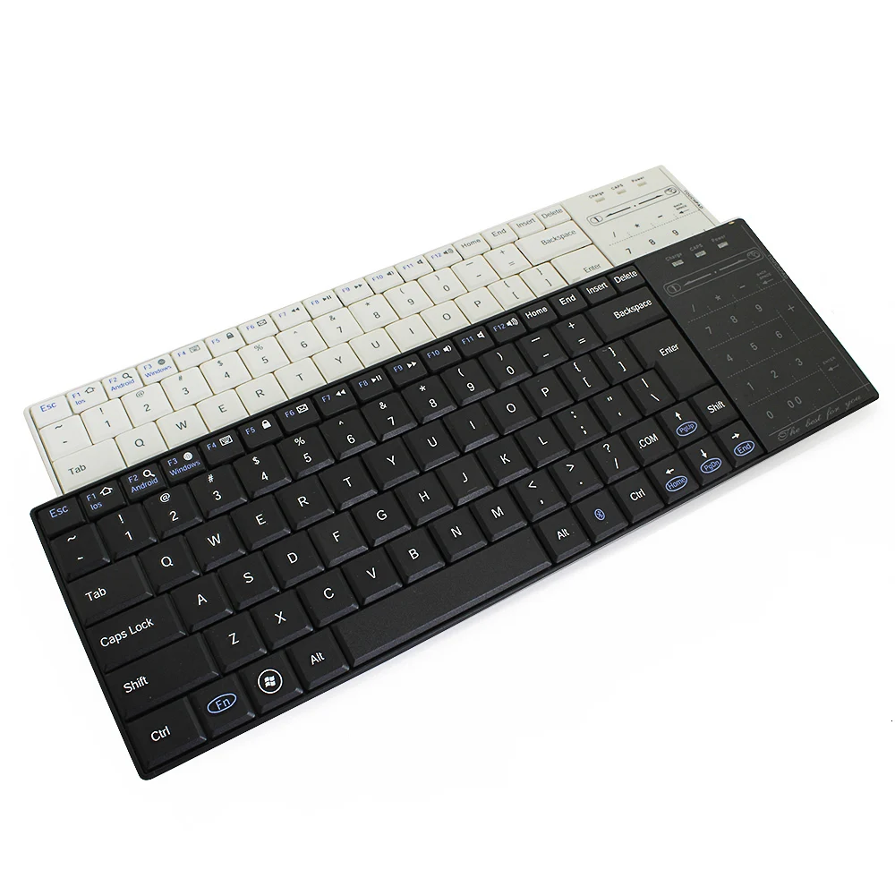 Ультратонкий мини Беспроводной клавиатура Bluetooth тачпад Gaming Keyboard доска 83 клавиш+ 18 сенсорных клавиш для Windows IOS планшетный ПК с системой андроида