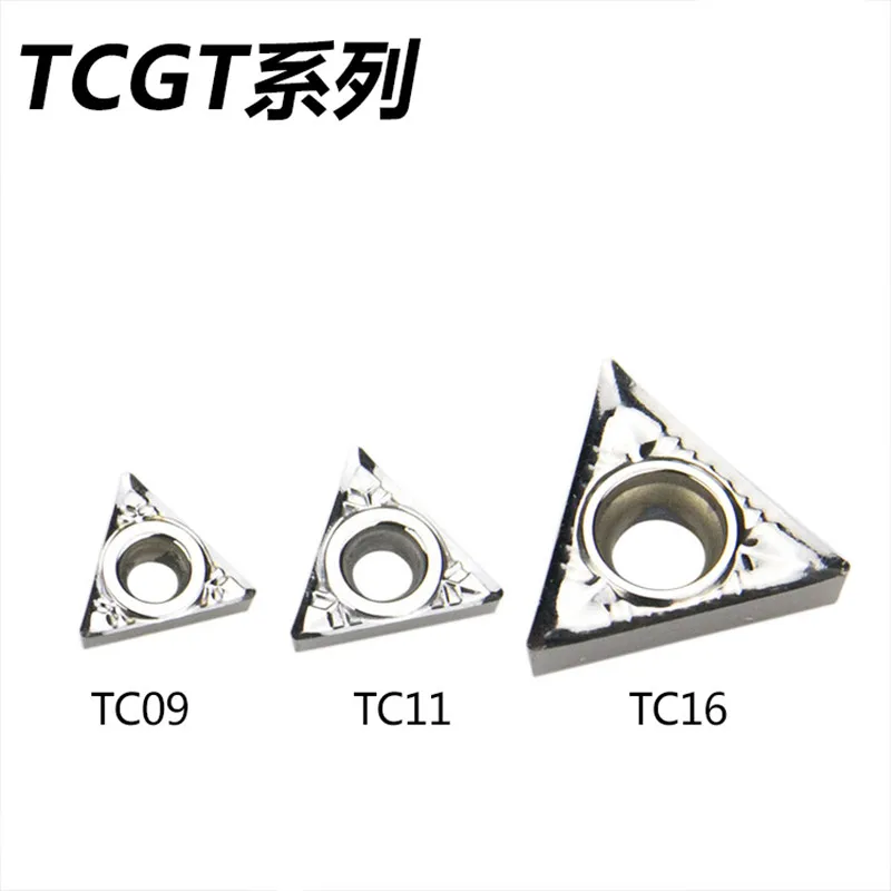 TCGT090202 TCGT090204 TCGT110202 TCGT110204 AK H01 CNC carbide inserts Triangle outer circle inner hole cutter head