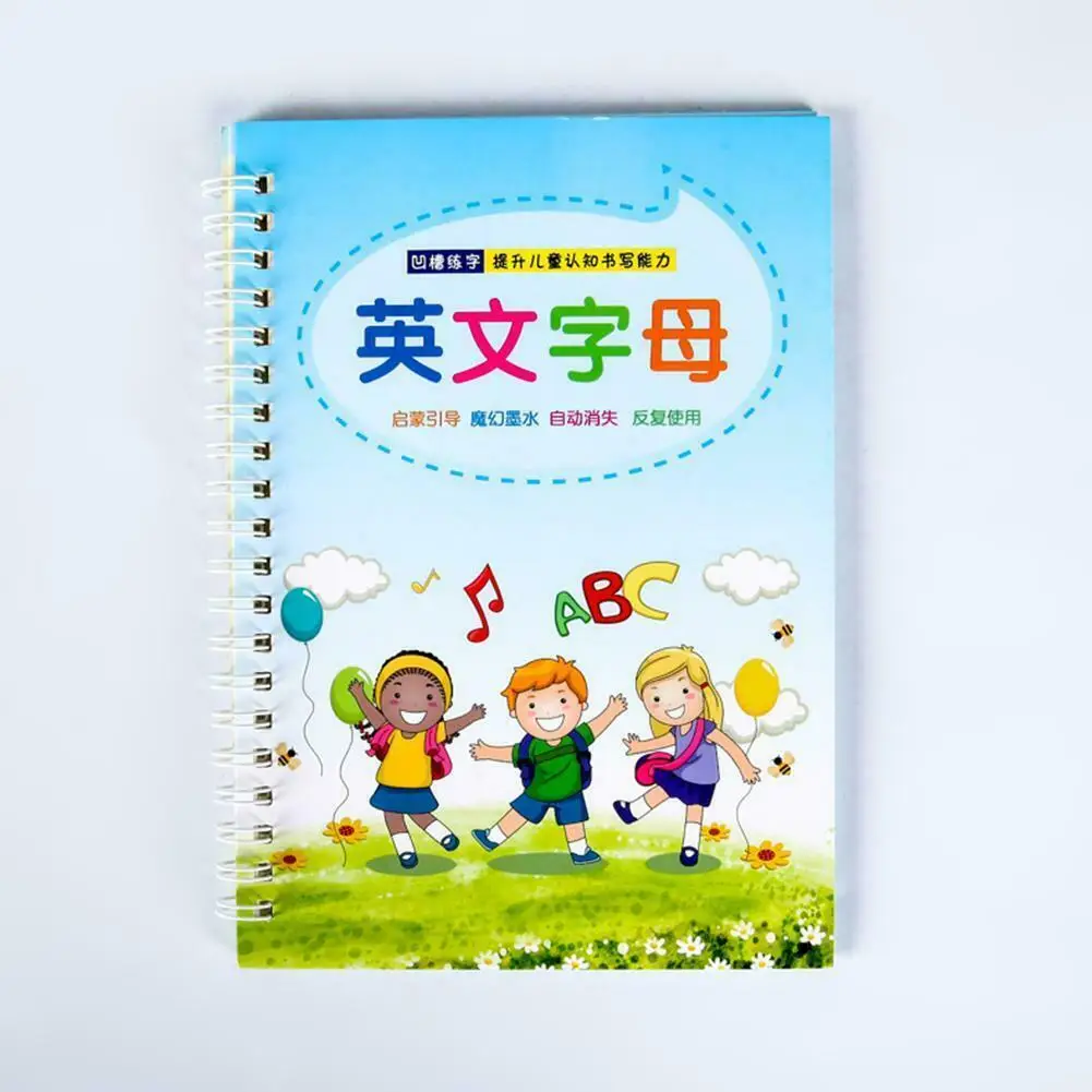 

Reusable Children 3D Copybook For Calligraphy Numbers 0-10 Handwriting Books Learning Math Practice Book For Kids