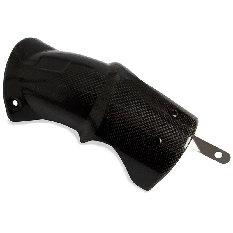 Выхлопная труба мотоцикла из углеродного волокна теплозащитная крышка защита от