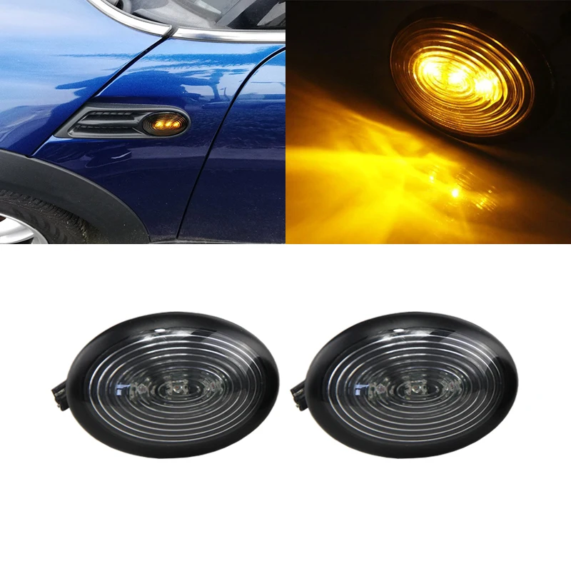2x светодиодные боковые габаритные фонари для BMW Mini Cooper R56 LED Поворотники