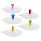 Симпатичная крышка для чашки для воды, силиконовая противопылевая крышка для чашки, уплотнения, стеклянные кружки, термостойкие крышки для чайных чашек