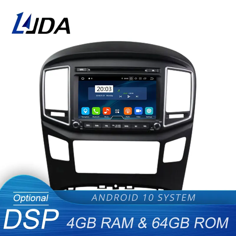 Автомобильный DVD плеер LJDA Android 10 для Hyundai H1 Grand Starex 2016 2017 2018 GPS Navi Stereo 2 Din