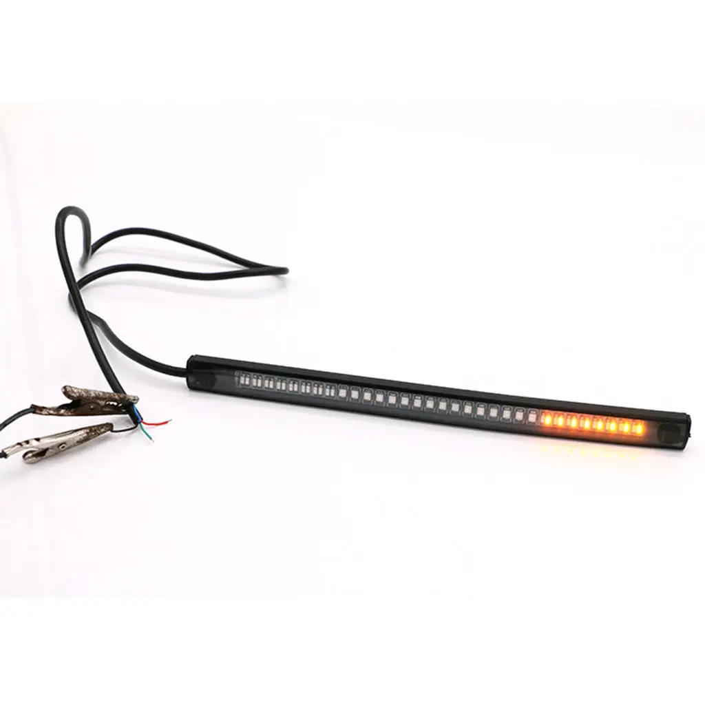 

Universal Motorcycle Tail Brake Stop Turn Signal 48LED Indicator