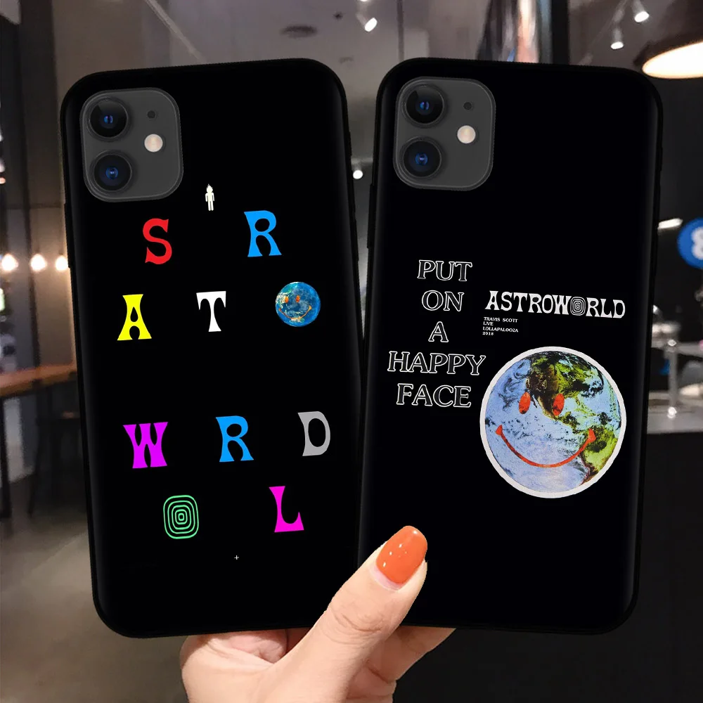 Мягкий силиконовый чехол для телефона travis scott astroworld iPhone 11 Pro XS Max XR X 6 6S 7 8 Plus 5 5S SE 10