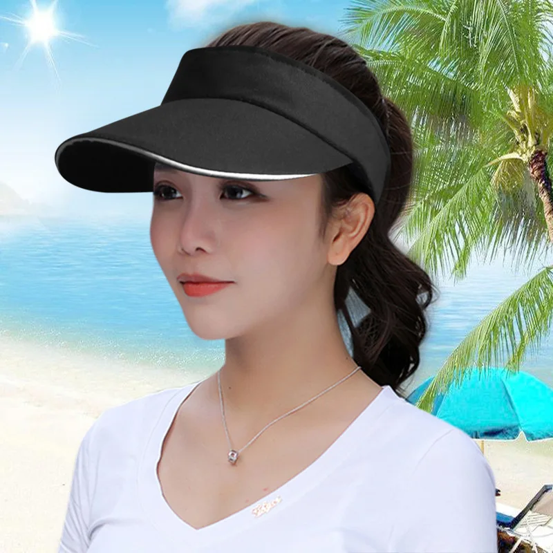 

Solid outside empty hat Ms. madam lady girl women female beach cap