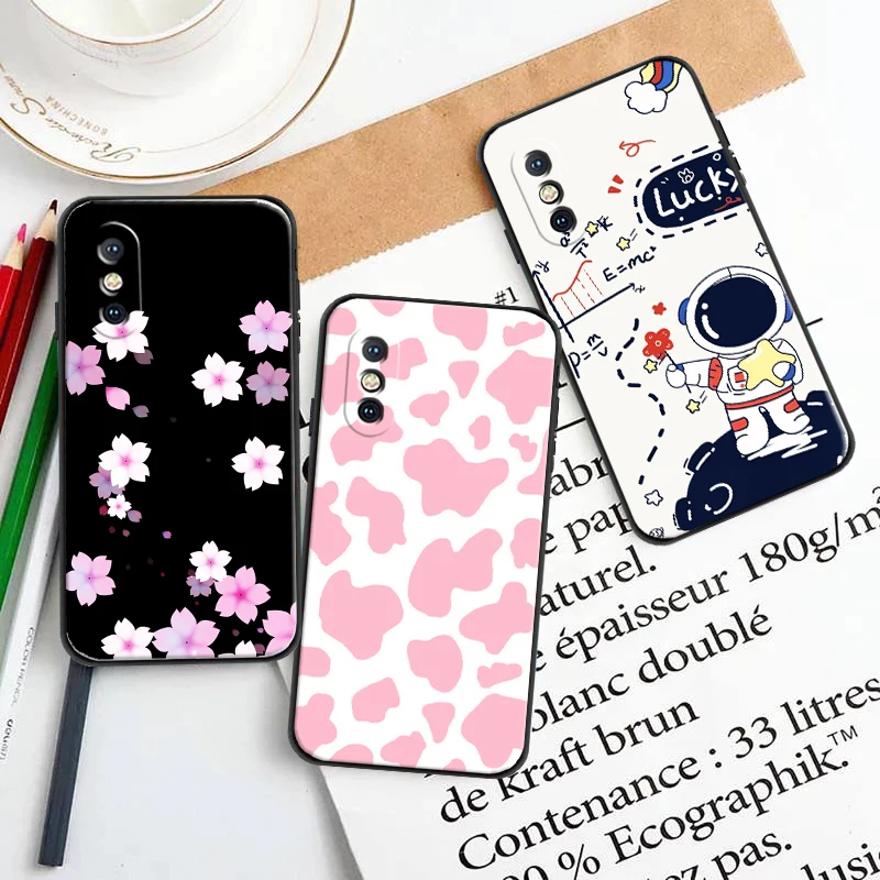 

Love Circle Cherry Phone Case For Huawei P20 P30 P40 Pro Plus Lite P20 Lite 2019 P Smart Z 2019 Funda Coque Carcasa Cases Back