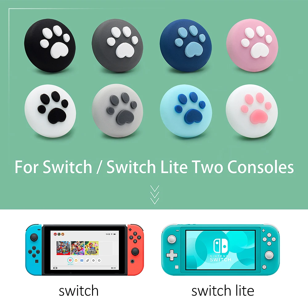Зеленый Nintendo switch Joy Con фиксирующими проезд захваты для шапки Kawaii лист Тип