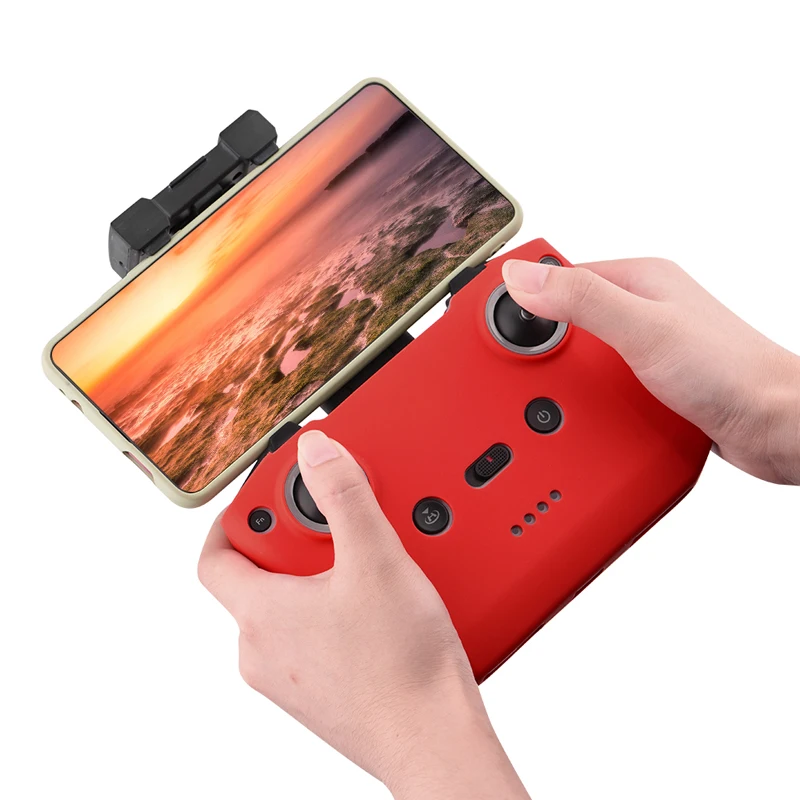 Силиконовый защитный чехол с ремешком для пульта дистанционного управления DJI