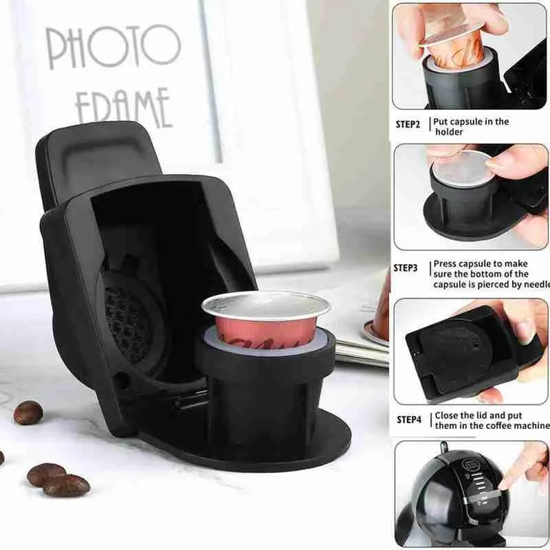 Многоразовые капсулы Nespresso Стальные Капсулы адаптер капсул для Dolce Gusto инструмент