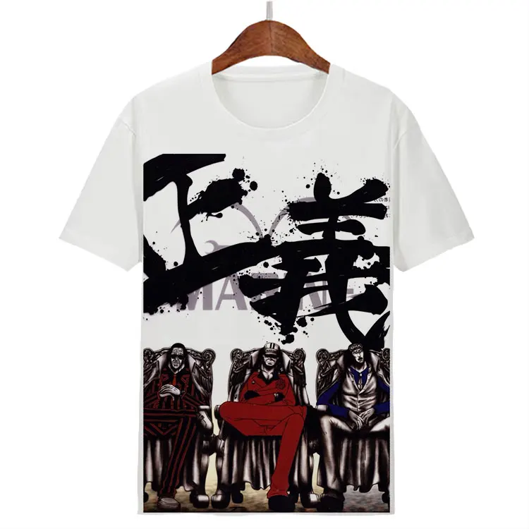 Цельнокроеная футболка для косплея Луффи Эйс ророноа Зоро летняя с мультяшным