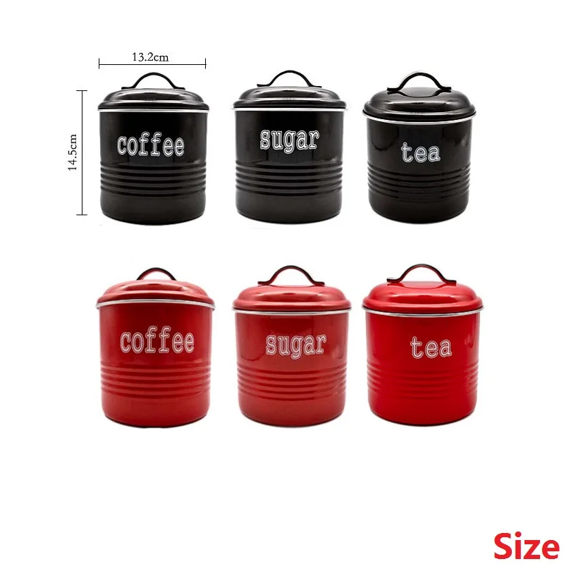 1Pcs Coffee Sugar Tea Sealing Moisture Proof Protected From Light Sealed Jar Bar Display Can Milk Powder Rice Flour Storage Tank | Дом и сад