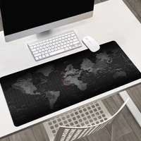 world map mouse pad anime mousepad gaming accessory pad cartoon natural rubber mouse pad for office non slip keyboard desk mats