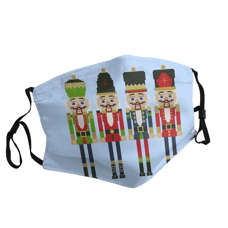 

Маска-гайкер многоразовая для взрослых, пылезащитный респиратор для лица, подарок на Рождество